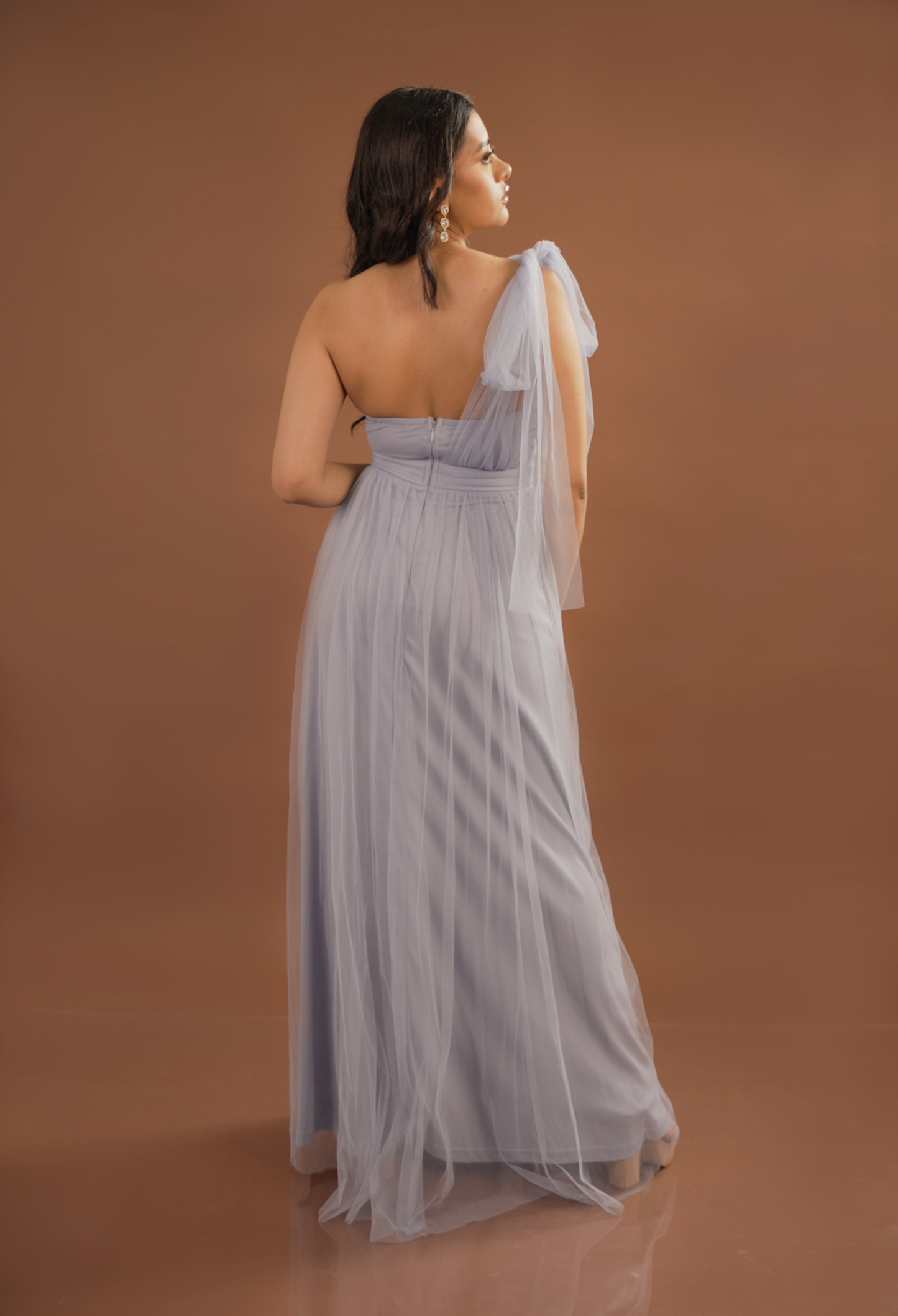 Vestido Tul con un Tirante