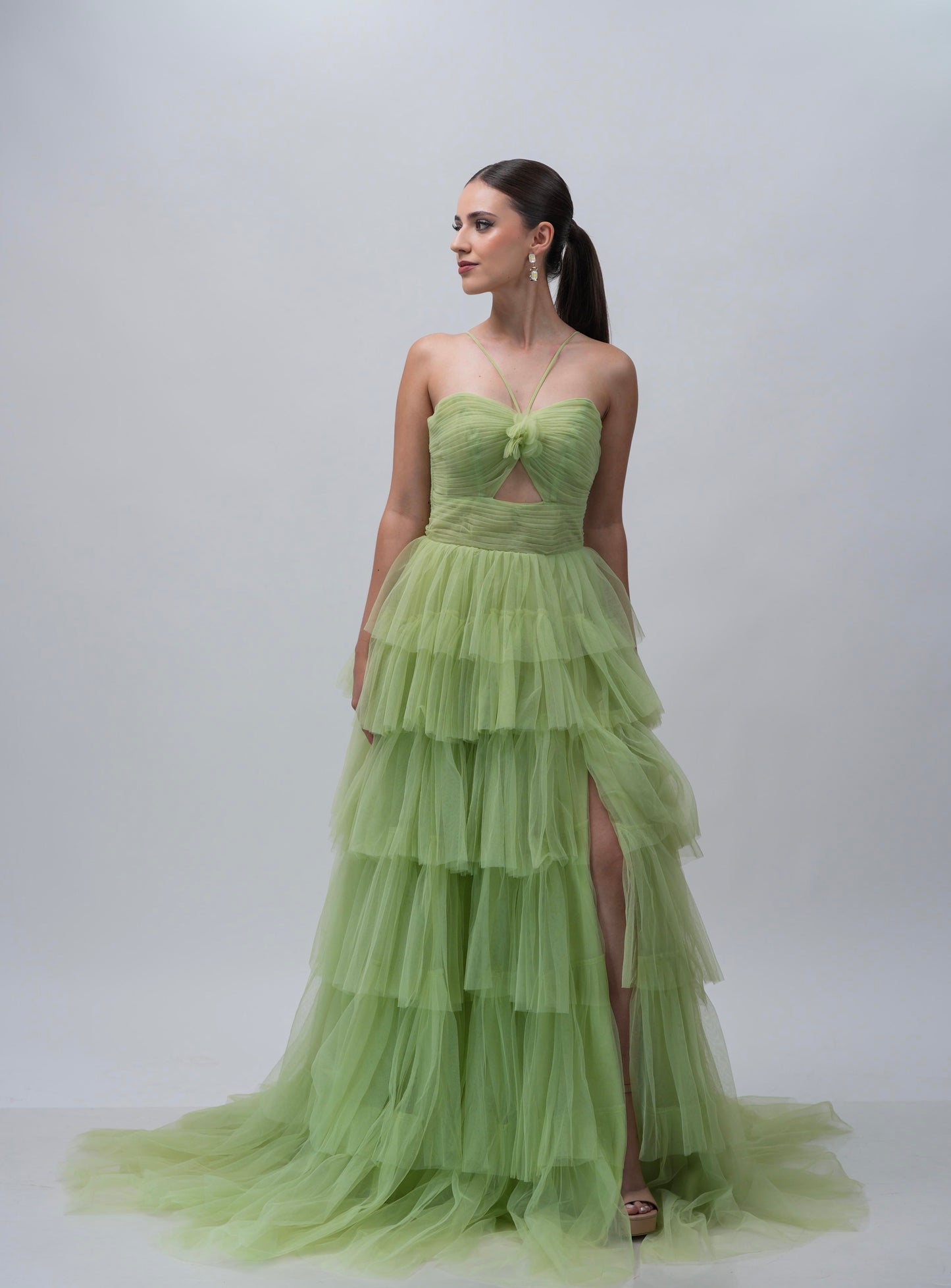 Vestido Verde Pastel Ampon Olanes