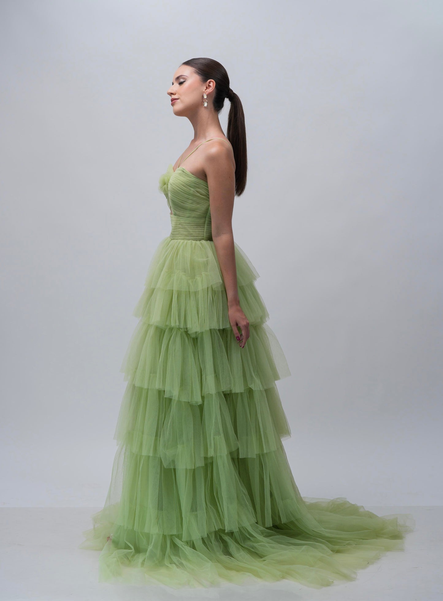 Vestido Verde Pastel Ampon Olanes