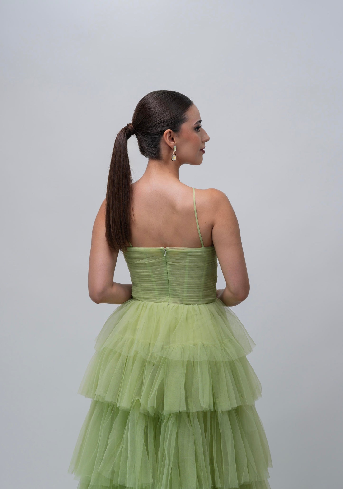 Vestido Verde Pastel Ampon Olanes