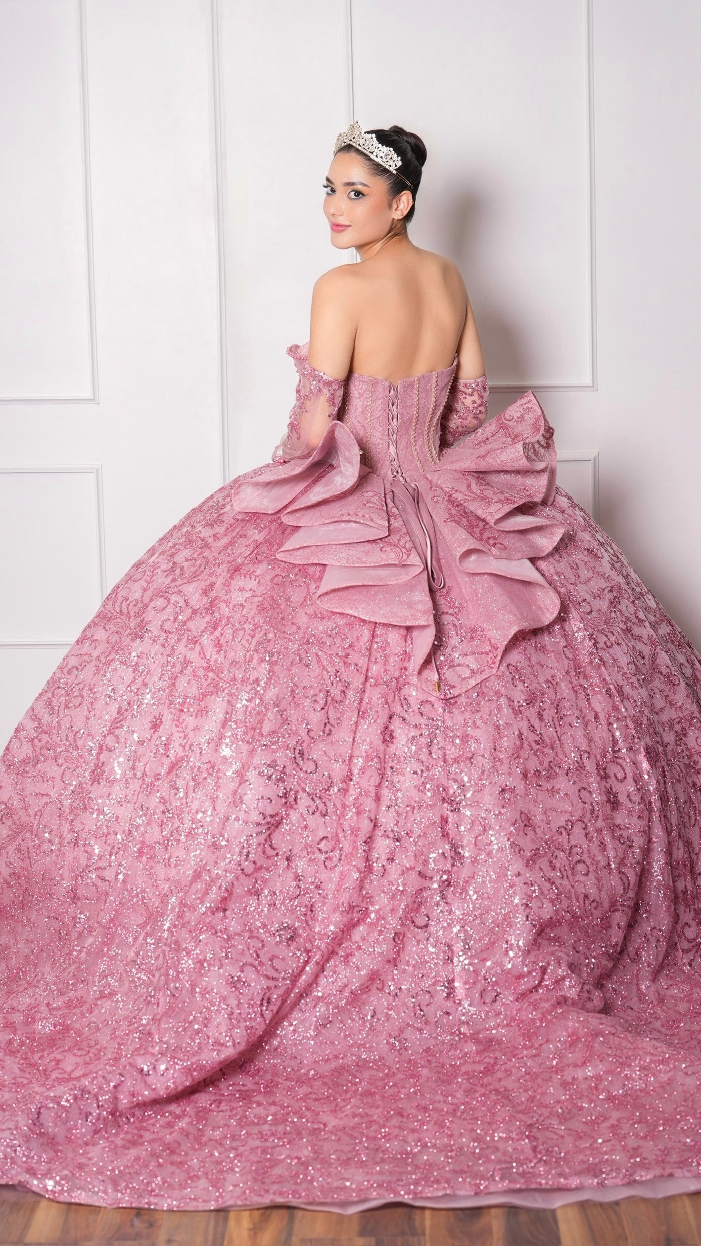 Vestido de XV Años Rosa Blush Hada