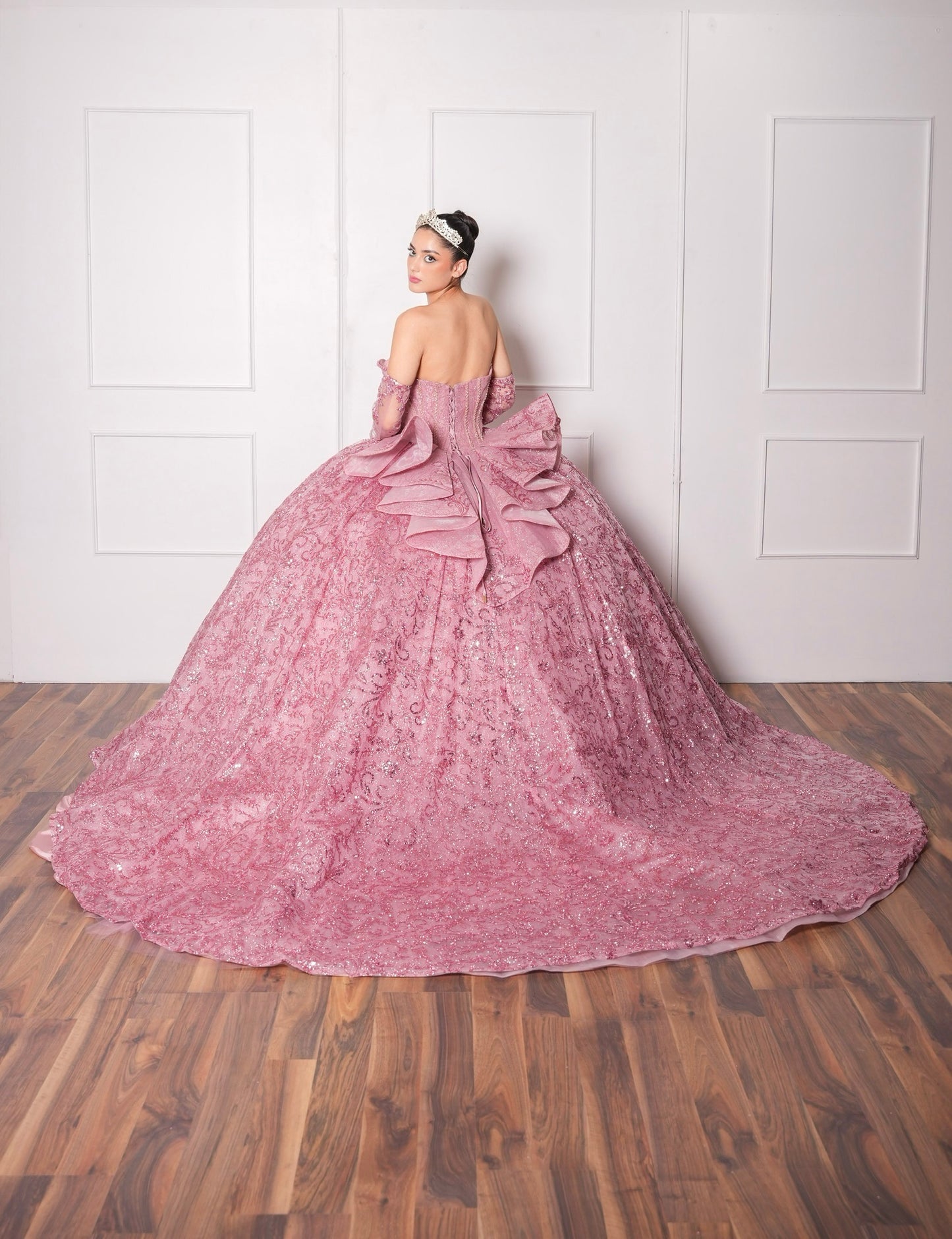 Vestido de XV Años Rosa Blush Hada