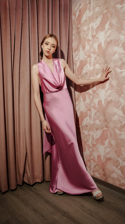 Vestido Halter Sin Espalda
