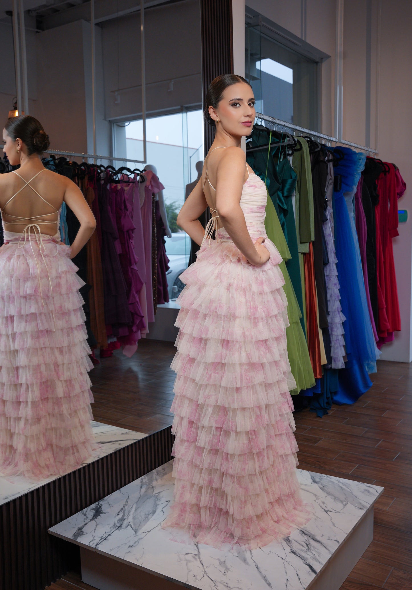 Vestido con  Corset Olan