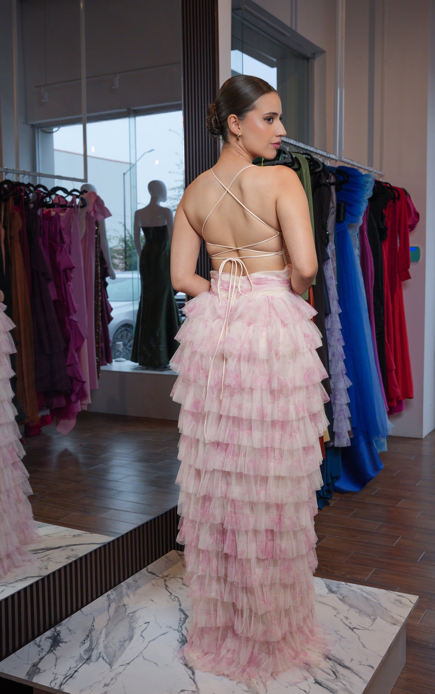 Vestido con  Corset Olan