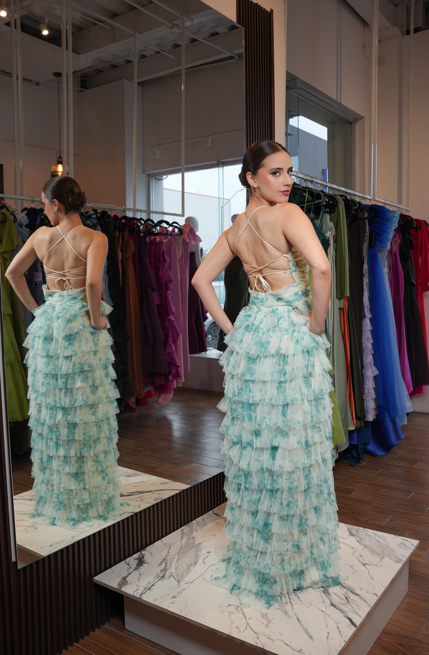 Vestido con  Corset Olan