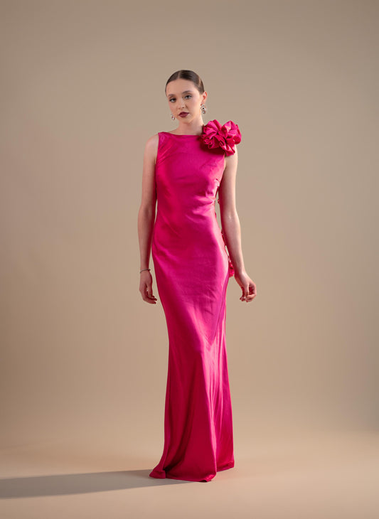 Rosa Fiusha Caida De Flores