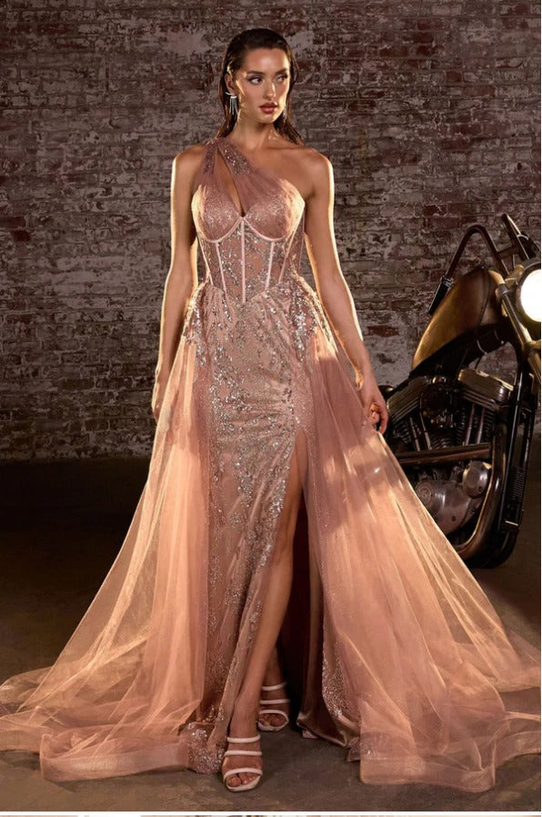 Rosa Mauve Un Tirante Con Capa