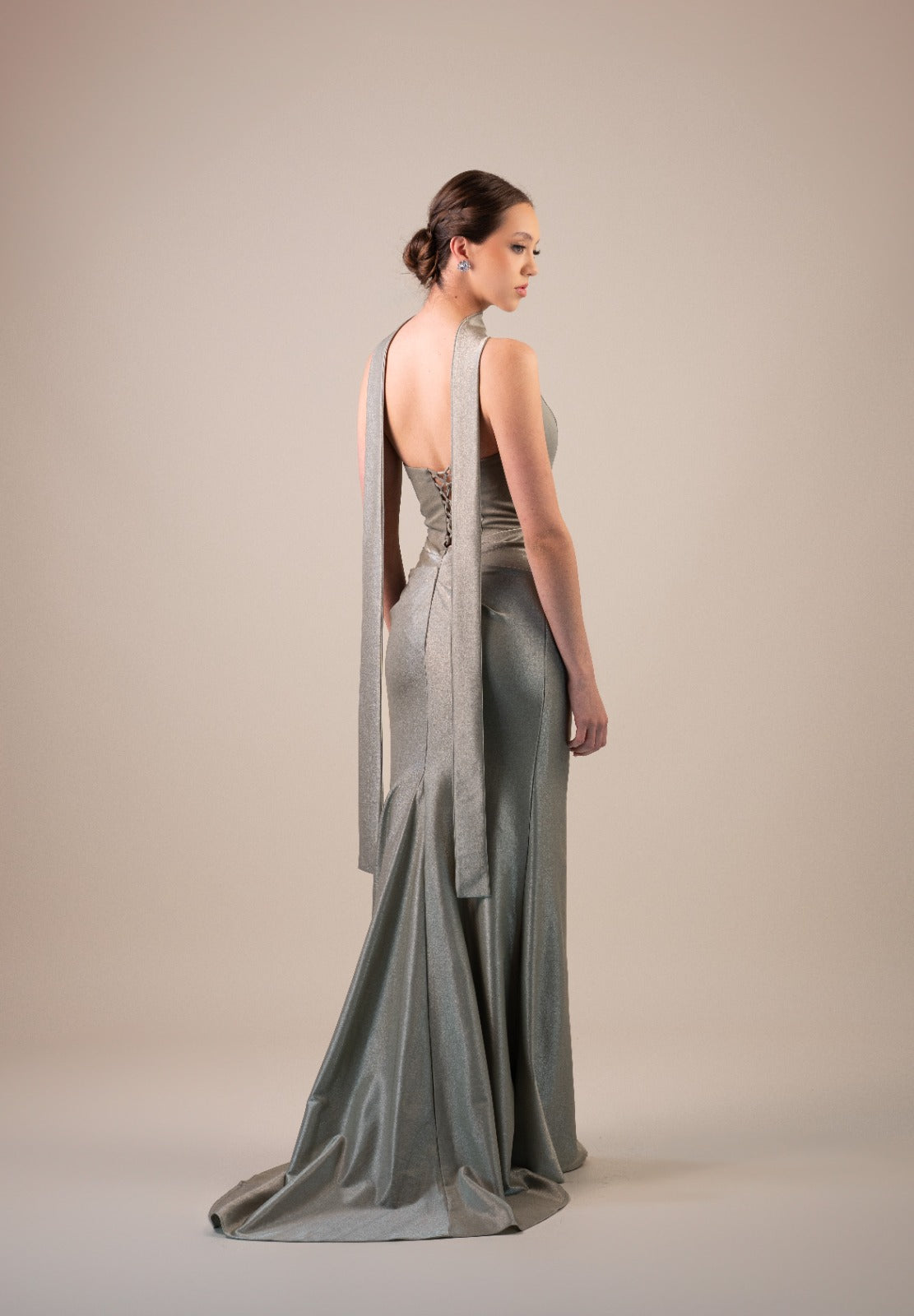 Verde Viejo Straple De Corset