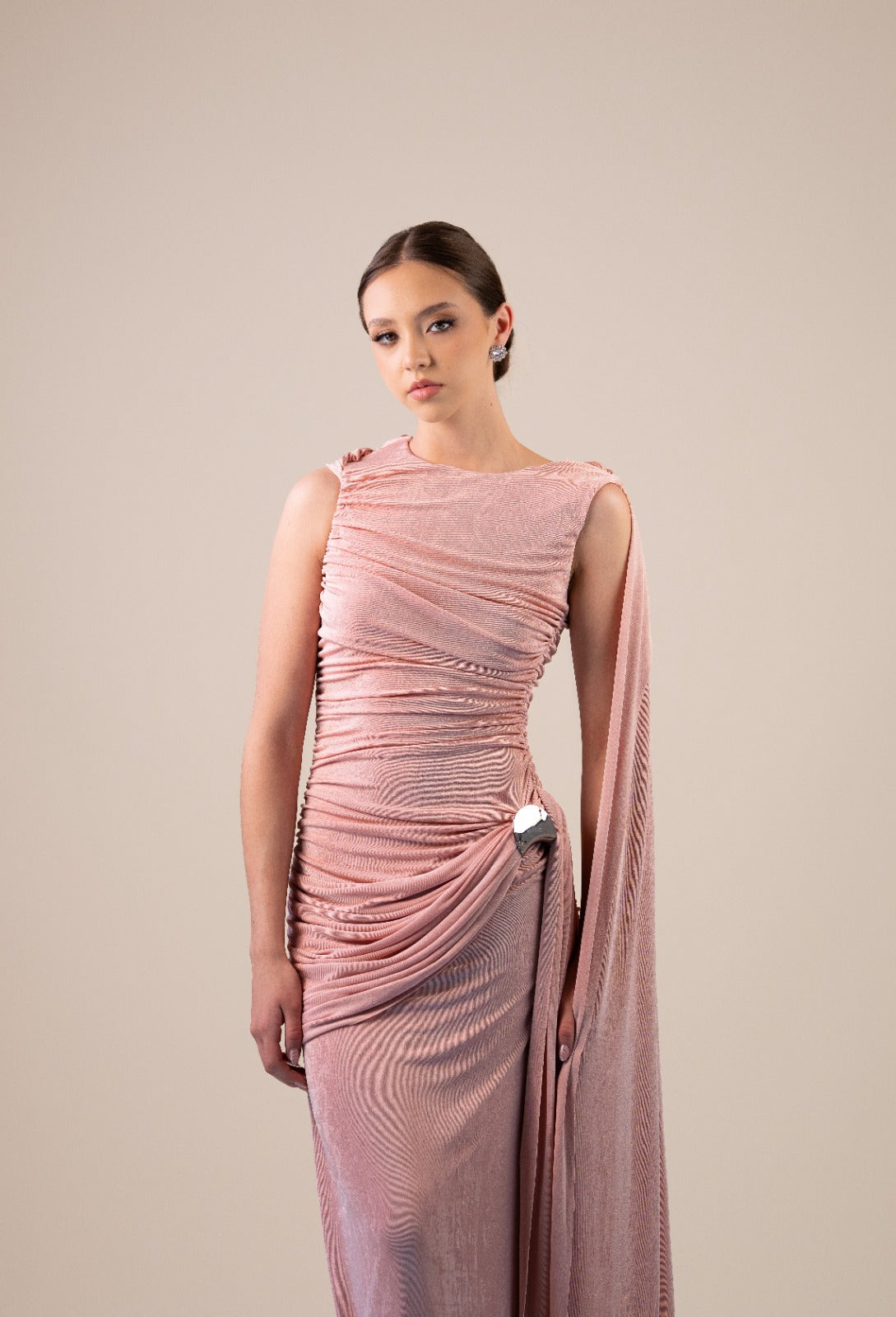 Rosa Viejo Corrugado Detalle Plata