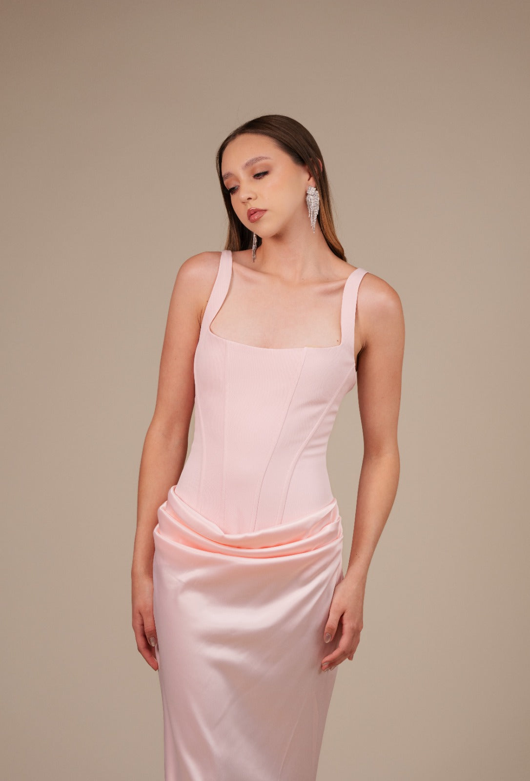 Rosa Palo Corset De Tirantes