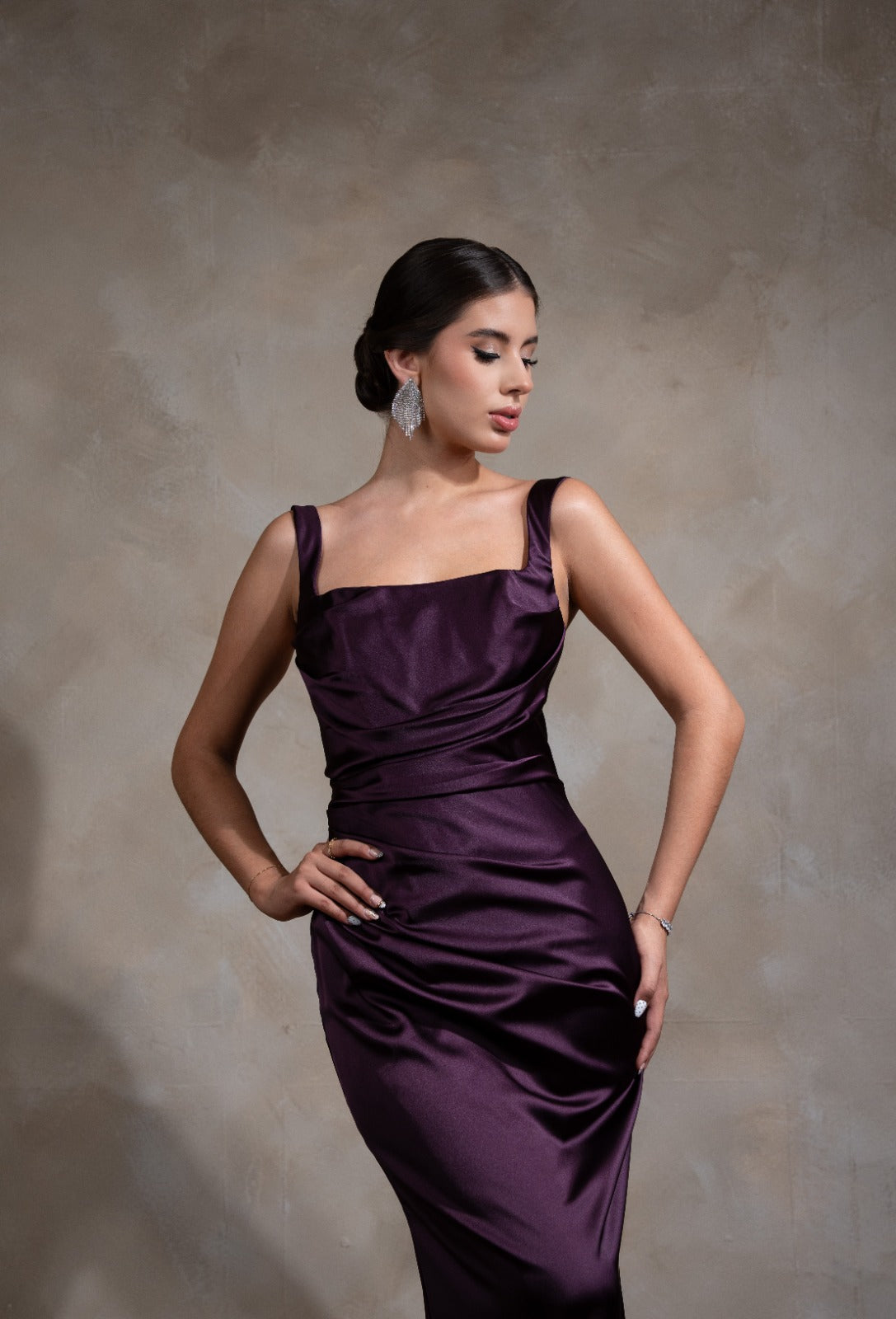 Morado Tirates Con Estola