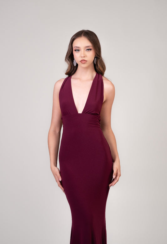 Vino Licra Tirante En Cuello Escote V