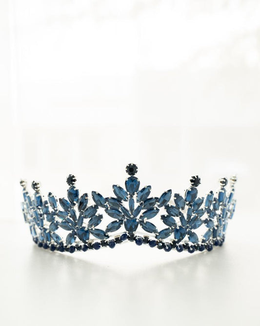Tiara azul marino