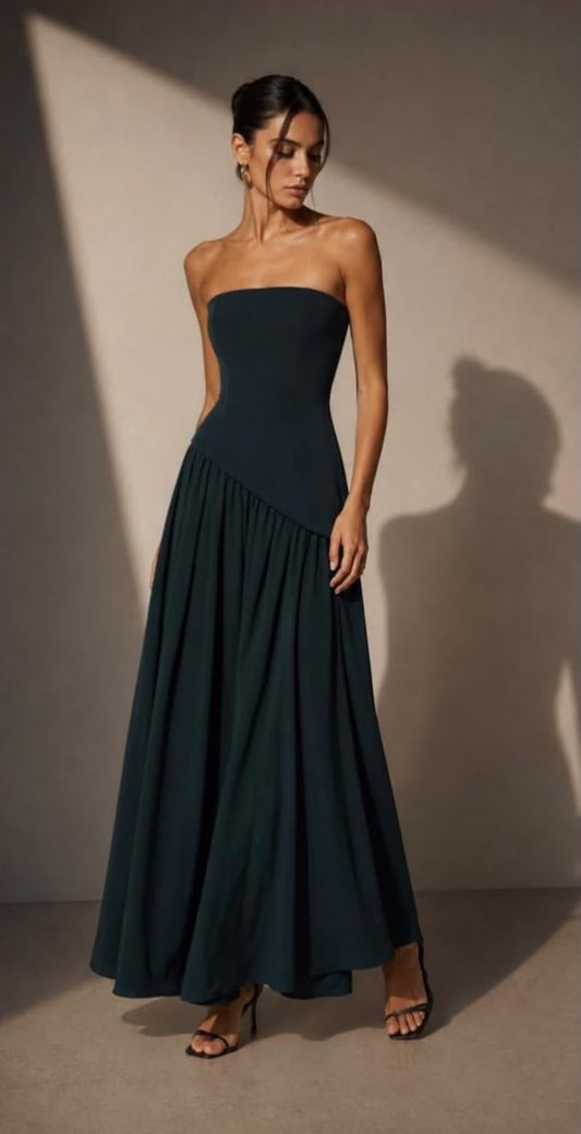 Verde Esmeralda Straple Y Corset