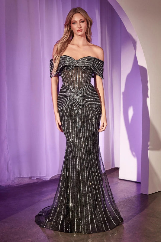 Vestido Negro Dos Caras Piedra Blanca